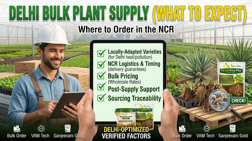 Bulk Plant Supply in Delhi — Where to Order and What to Expect