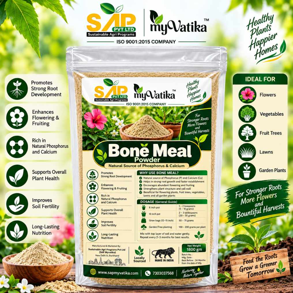 Bone Meal Fertilizer for Plants – Organic Phosphorus Fertilizer for Gardening & Agriculture