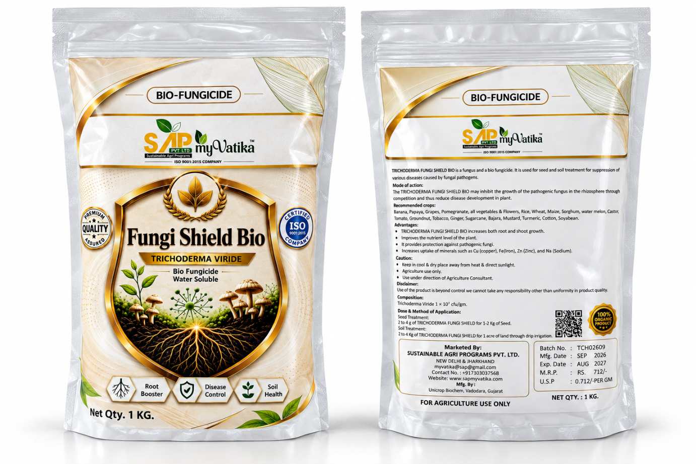 Trichoderma Viride Bio Fungicide | Soluble