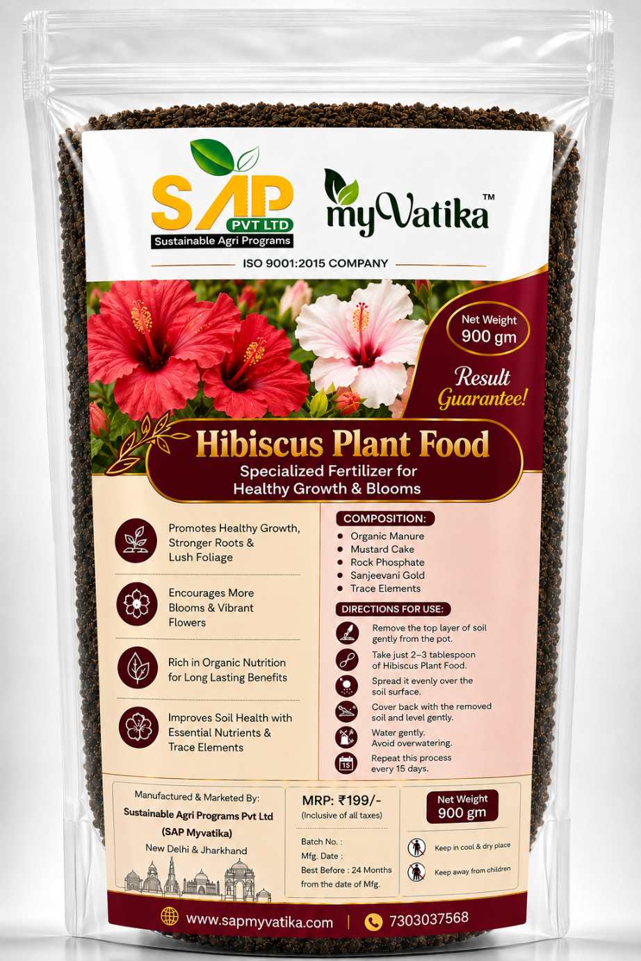 Hibiscus Fertilizer| Promotes Healthy Growth & Vibrant Blooms | Enriched with Essential Nutrients