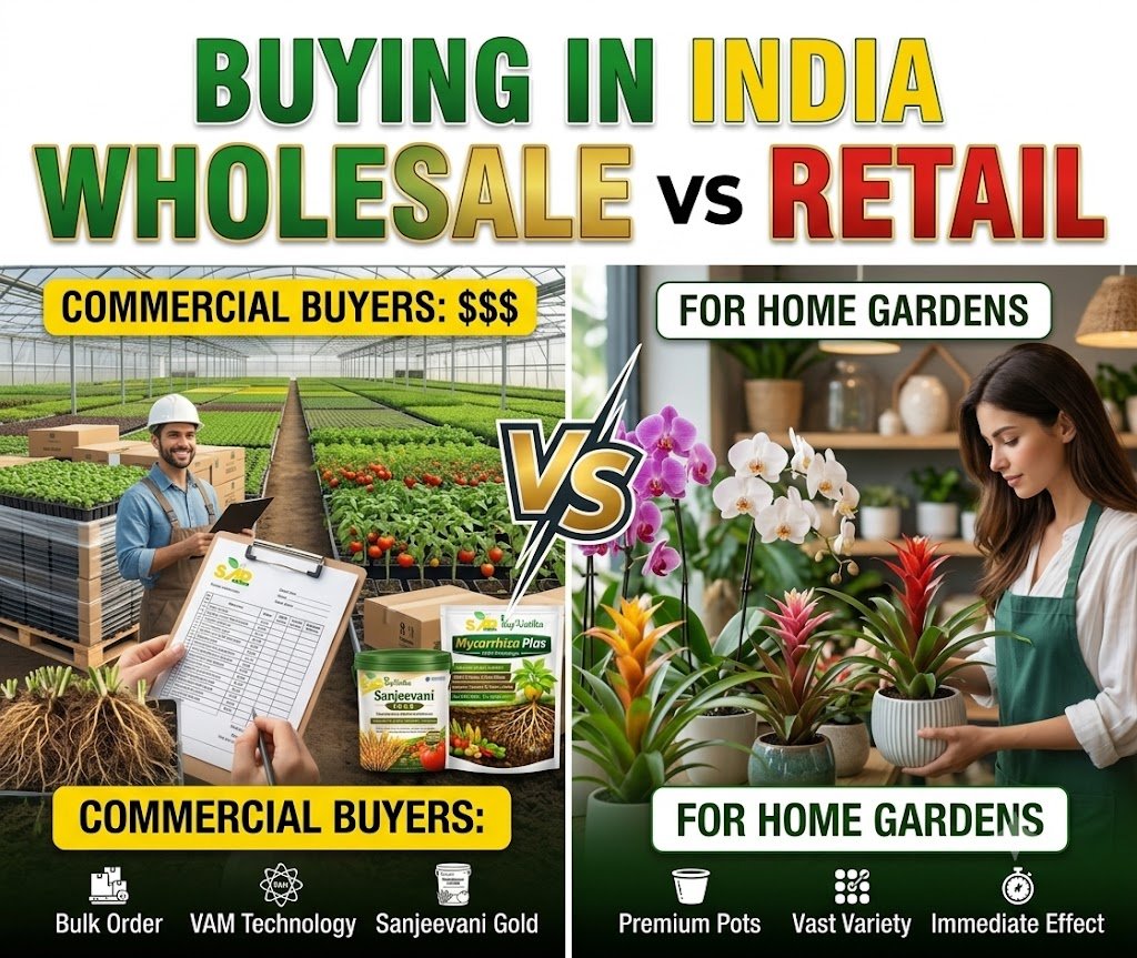 Wholesale vs Retail Plant Buying in India — What Commercial Buyers Need to Know